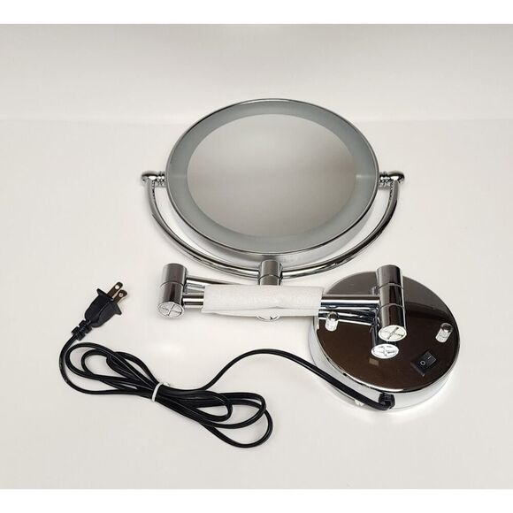 Cleaning and Bright Wall mounting Mirror Touch Screen 5X Amplifier arms Extended - Picture 5 of 11